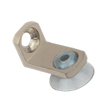 Brass Hardware L Button BO-012(26)
